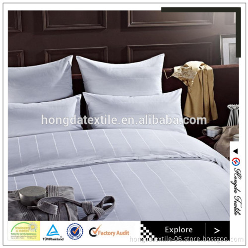 100% cotton 5 star hotel luxury jacquard fabric hotel bed sheet set